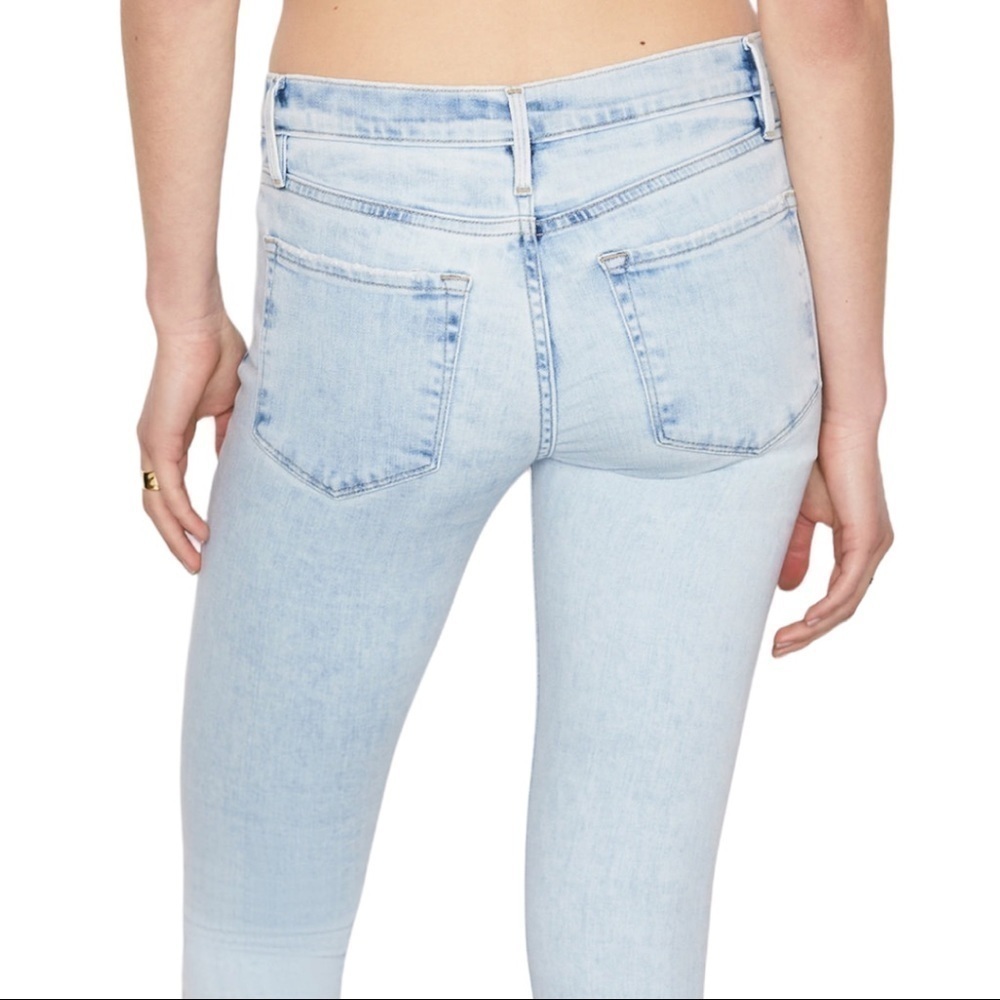Frame Le Skinny De Jeanne Crop 26 Light‎ Denim Jeans - Picture 4 of 9